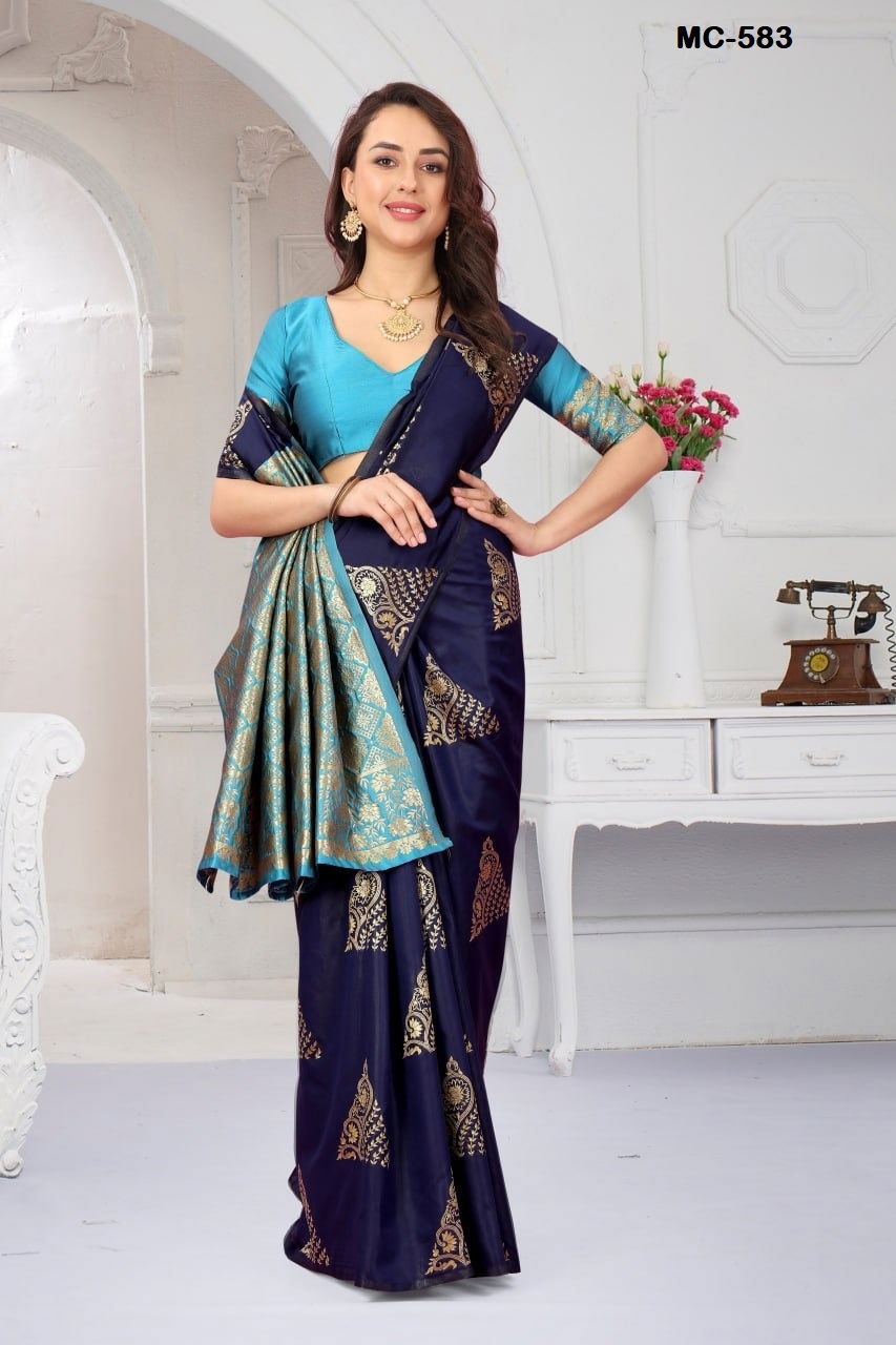 Mcazo 582 Designer Party Wear Sarees Catalog
